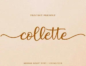 Collette font