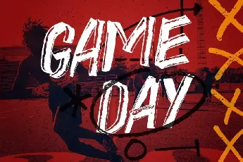 Game Day Brush font