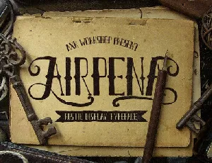 Airpena Rustic font