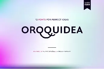 Orqquidea font