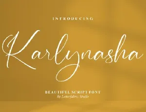 Karlynasha font