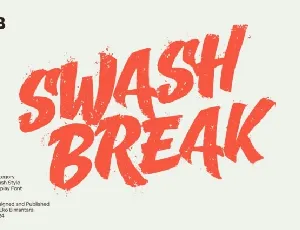 Swash Break font