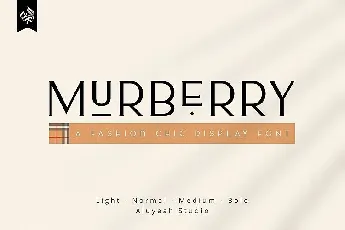 AL Murberry Display font