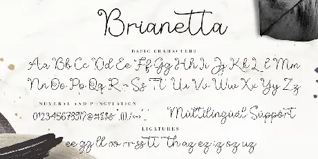 Brianetta font