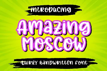 Amazing Moscow font