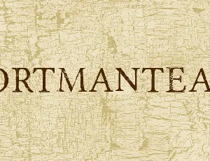 Portmanteau font