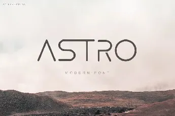 Astro Modern font