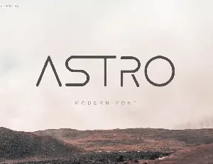 Astro Modern font