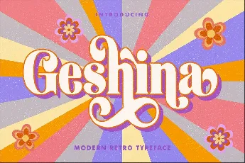 Geshina font