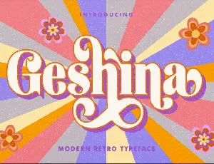 Geshina font