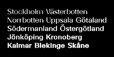 SK Gothenburg Sans Serif font