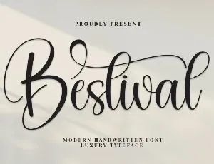 Bestival Script Typeface font