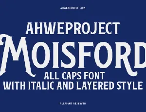 Moisford font