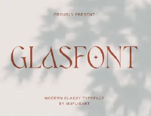 Glasfont