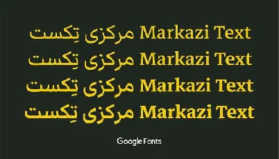 Markazi Text font