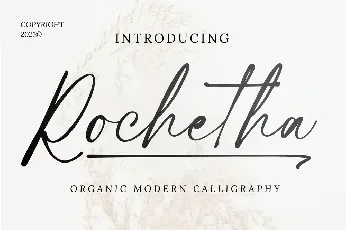 Rochetha font