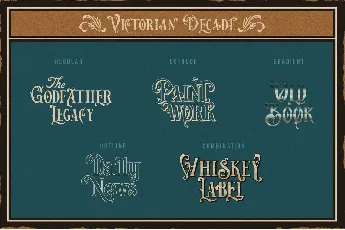 Victorian Decade Demo Version font