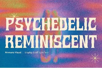 Psychedelic Reminiscent - Demo font