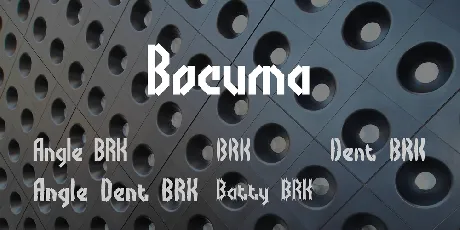 Bocuma font