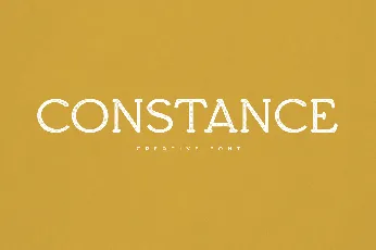 Constance font