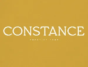 Constance font