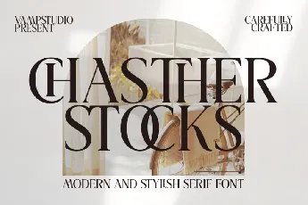 Chastherstocks font