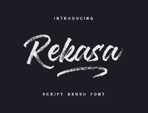 Rekasa Brush font