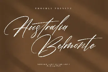 Australia Belmonte font