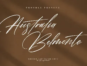 Australia Belmonte font