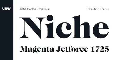 URW Caslon Graphique font