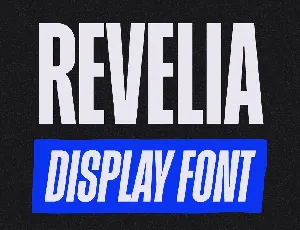 Revelia font