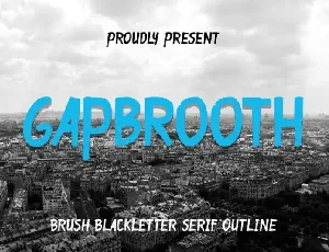 Gapbrooth Duo font