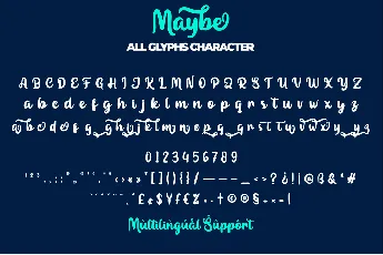 Maybe font