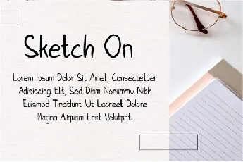 Sketch On Display font