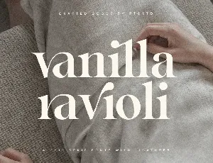 Vanilla RavioliDemo font