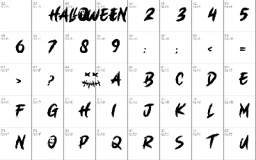 HALLOWEENN font