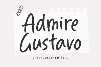 Admire Gustavo font