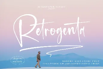 Retrogenta font