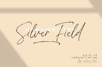 Silver Fields font