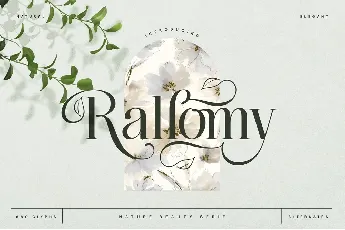 Rallomy font