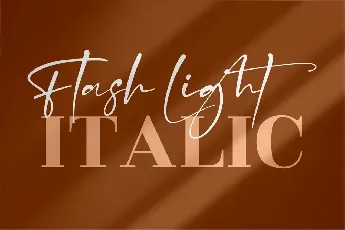 Flash Light font