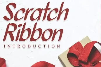 Scratch Ribbon font