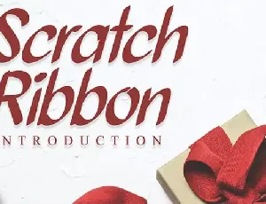 Scratch Ribbon font