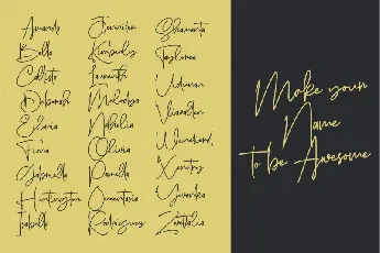 Sanpaullo Signature font