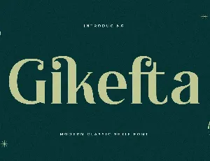 Gikefta font