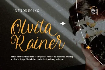 Alvita Rainer font