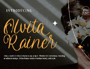 Alvita Rainer font