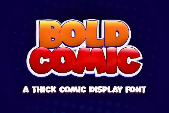 Bold Comic font