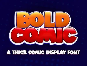 Bold Comic font