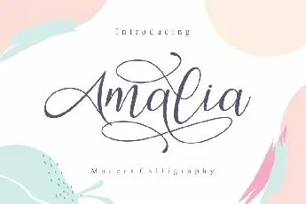 Amalia font